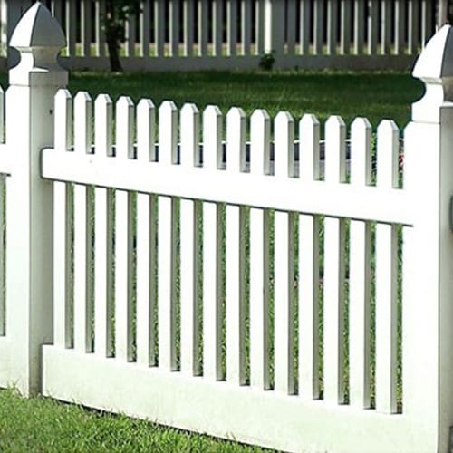 CAD Drawings Illusions Vinyl Fence Contemporary Picket